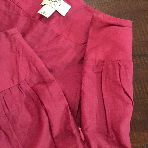 ANN TAYLOR LOFT PETITES Soutache Trimmed A-Line Skirt - Picture 8 of 8